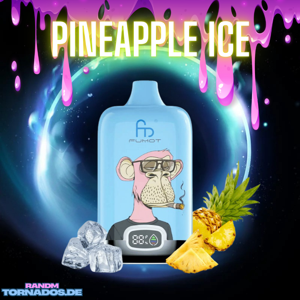 Fumot Vape 12000 - Tornado Vape - RandM - Fumot - Fumot 12000 - 12K Vape - Pineapple Ice - 1