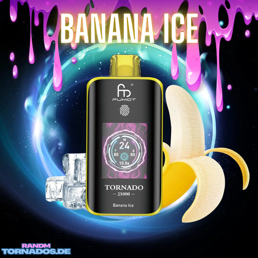 Tornado Vape - Fumot - 25K Vape - RandM - Banana Ice - Fumot Vape