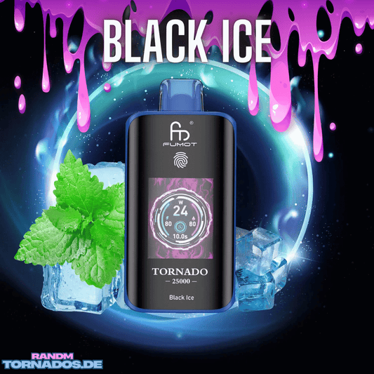 Tornado Vape - Fumot - 25K Vape - RandM - Black Ice - Fumot Vape