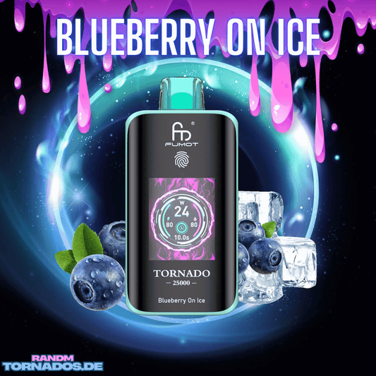 Tornado Vape - Fumot - 25K Vape - RandM - Blueberry On Ice - Fumot Vape