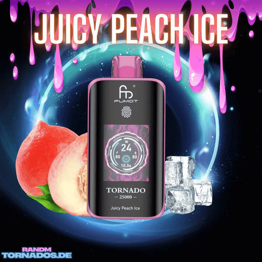 Tornado Vape - Fumot - 25K Vape - RandM - Juicy Peach Ice - Fumot Vape