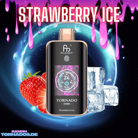 Tornado Vape - Fumot - 25K Vape - RandM - Strawberry Ice - Fumot Vape