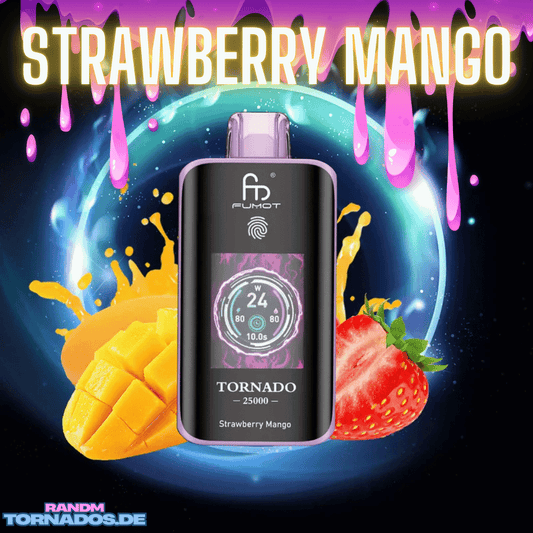 Tornado Vape - Fumot - 25K Vape - RandM - Strawberry Mango - Fumot Vape