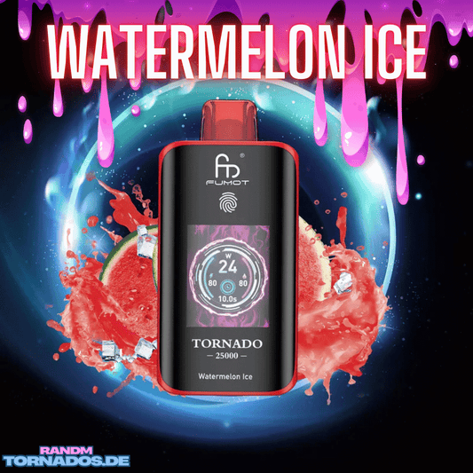 Tornado Vape - Fumot - 25K Vape - RandM - Watermelon Ice - Fumot Vape