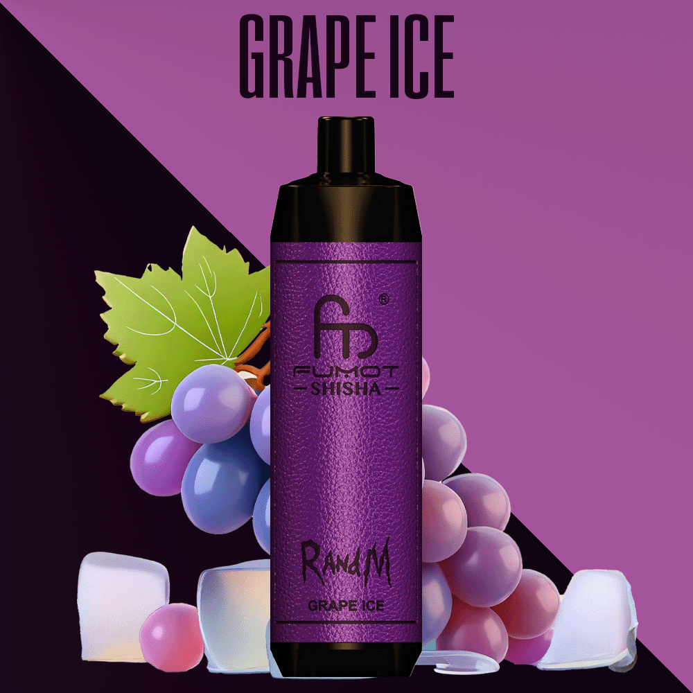 Grape Ice RandM 10000 Shisha