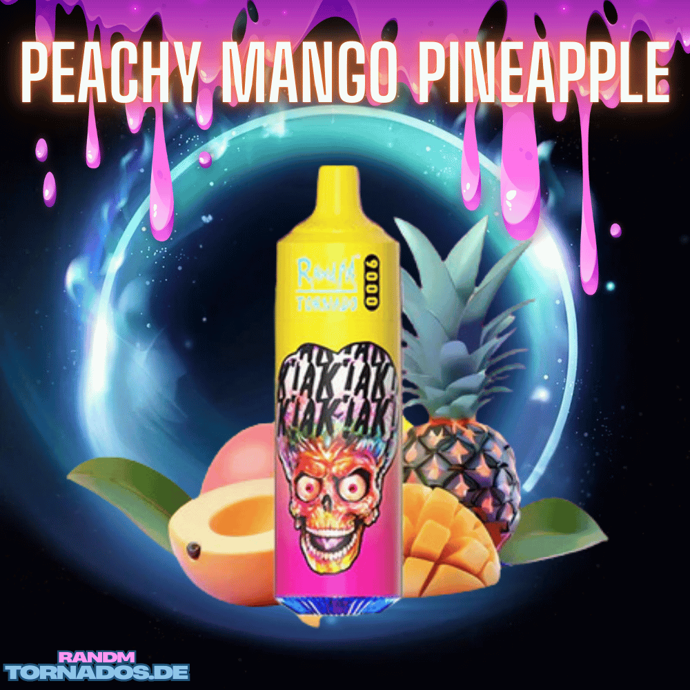 Tornado Vape - RandM - 9000 Vape - Tornado Vape 9000 - Peachy Mango Pineapple - 1